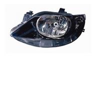Faro proiettore anteriore destro per seat ibiza 2008 al 2011 h4 nero