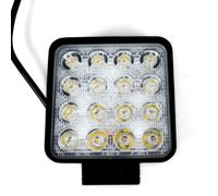 Faro proiettore anteriore quadrato alogeno 48W 5 modalità 12-24V LED per...