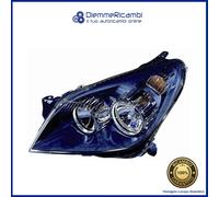 FARO PROIETTORE ANTERIORE SINISTRO PARABOLA NERA SX - OPEL ASTRA H 04-> NO XENON