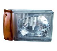 Faro proiettore anteriore sinistro per fiat panda 1986 al 2003 arancio manuale