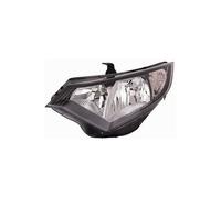 Faro proiettore anteriore sinistro per honda civic 2012 in poi nero