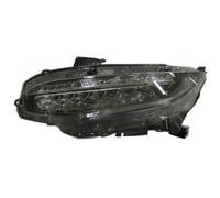 Faro proiettore anteriore sinistro per honda civic 2016 in poi led nero