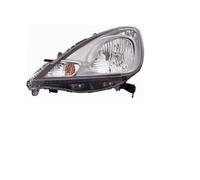 Faro proiettore anteriore sinistro per honda jazz dal 2011 cromato 33150TF0G51
