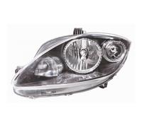 Faro proiettore anteriore sinistro per seat leon 2009 al 2012 parabola nera