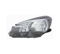 Faro proiettore anteriore sinistro per toyota yaris 2014 in poi h4 parabola nera