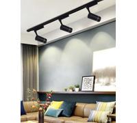 Faro proiettore binario 30 watt un led cob luce 6500k 3000k 4000k faretto nero [EEK: A+++]