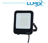 Faro proiettore Led 50W Nero da esterno IP65 Bianco neutro 4000K Lumix Space