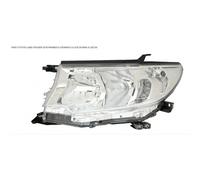 Faro proiettore destro con luce diurna drl a led per land cruiser 2018- cromato