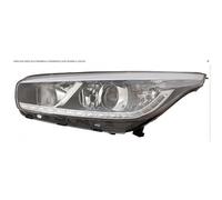 Faro proiettore destro drl a led per kia ceed 2012 in poi parabola cromata