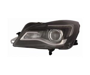 Faro proiettore destro h1r2 a led elettrico per opel insignia 2013 in poi nero