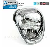FARO PROIETTORE FANALE ANTERIORE CORNICE CROMATA PIAGGIO BEVERLY 300 ie 2012
