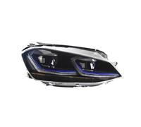 Faro Proiettore Fanale Anteriore Per VW Per Golk7 Per Golf 7 Per MK7 Fari Anteriori 2013-2016 Luci Diurne A LED Doppio Proiettore Accessori Per Auto Modificati Faro Principale(RHD,BLUE)