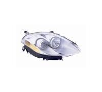 Faro proiettore H1-H1 con motorino parabola cromata dx per Fiat Bravo II