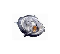 Faro proiettore H4 freccia arancio dx per Mini Clubman R55 2007-5/2014