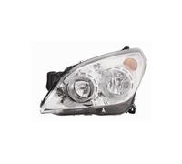 Faro proiettore H7-H1 parabola cromata guida sx per Opel Astra H 3/2004-2009