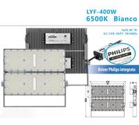 Faro Proiettore LED 200/400/600/800/1000W Campi Sportivi Strade e Capannoni IP65