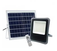 Faro proiettore LED a Energia Solare 100W IP65 Dimmerabile con telecomando