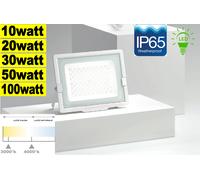 Faro proiettore led IP65 per esterno luce calda o naturale extra slim sottile bi