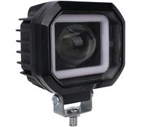 Faro proiettore led moto doppio colore bianco giallo fendinebbia 12 24V