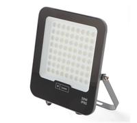 Faro proiettore Led Napoli Plus 50W Nero da esterno IP65 Bianco neutro 4000K M LEDME