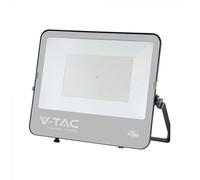 Faro Proiettore LED Slim 200W V-TAC Cavo 1m Nero 4000K IP65 - 232206 [EEK: D]