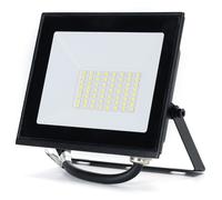 Faro proiettore Led Slim 30W Nero da esterno IP65 Bianco neutro 4000K Aigostar