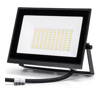 Faro proiettore Led Slim 50W Nero da esterno IP65 Bianco neutro 4000K Aigostar