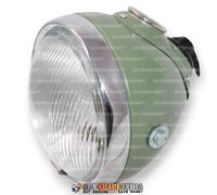 Faro proiettore Lucas tipo 6,5" verde compatibile con Norton BSA AJS Triumph