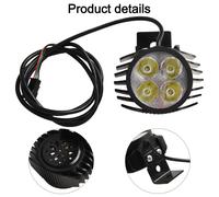 Faro proiettore per veicoli elettrici in lega di alluminio più opzioni di tensi