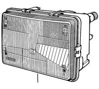 FARO PROIETTORE R2 ASIMMETRICO SX Fiat 127 IV 1984_01-1987_12