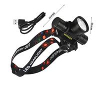 Faro proiettore rosso con coppa luminosa in lega di alluminio approfondita per i