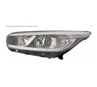 Faro proiettore sinistro drl per kia ceed 2012 in poi parabola cromata