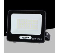 FARO PROIETTORE SMD LED FLOODLIGHT 50W SLIM IP65 COLORE NERO 6500K [EEK: A+++]