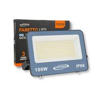 FARO PROIETTORE SMD LED ULTRA SLIM 100W CCT SWITCH TEMPERATURA COLORE SELEZIONAB [EEK: E]