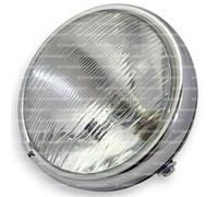 Faro proiettore tipo Lucas 8" compatibile con bici d'epoca BSA Triumph Norton