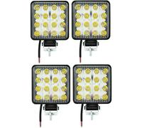 Faro Quadrato A Led 48W 4" 4X Lampade Per SUV 4X4 Multi Volt 12-24V