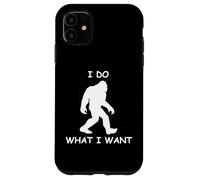 Farò quello che voglio sasquatch foresta apeman amante divertente Custodia per iPhone 11