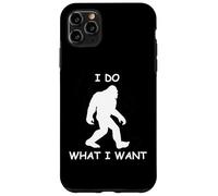 Farò quello che voglio sasquatch foresta apeman amante divertente Custodia per iPhone 11 Pro Max