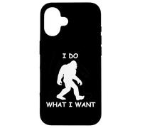 Farò quello che voglio sasquatch foresta apeman amante divertente Custodia per iPhone 16