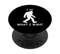 Farò quello che voglio sasquatch foresta apeman amante divertente PopSockets PopGrip Adesivo