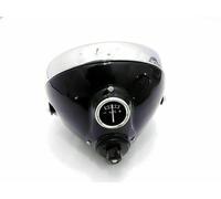 Faro Replica Lucas 8" Lampada Vetro Curvo Per Triumph BSA Royal Enfield AEs