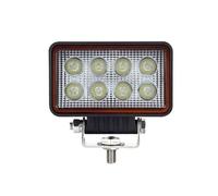 Faro Rettangolare Lavoro 8 LED 24W 1680 Lumen 12V 24V Camion Trattori Off-Road