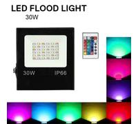 Faro rgb 30w IP66 Proiettore Impermeabile Cromoterapia [EEK: A+]