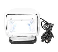 Faro Ricerca con Telecomando per Luce Spot 12/24 V 55 W per Barche Marine all'aperto, Angolo, 6000 K (Un bianco)