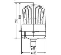 Faro rotante HELLA 2RL 007 553-001