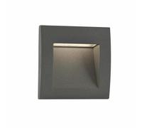 Faro SEDNA SQ 140 Lampada da Incasso da Esterno Grigio Scuro