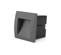 Faro SEDNA SQ 90 Lampada da Incasso da Esterno Grigio Scuro