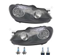 Faro Set Incl. Osram Lampade H15 H7 Con Lwr Motore per VW Golf VI 5K1