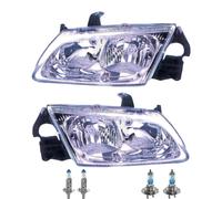 Faro Set Incl. Osram Lampade H7 H1 per Nissan Almera II Hatchback N16