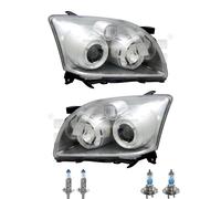 Faro Set Incl. Osram Lampade H7 H1 per Toyota Avensis Station Carro